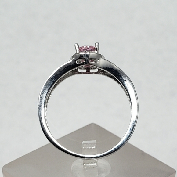 18k Open Design Pink Ring - Picture 5 of 8